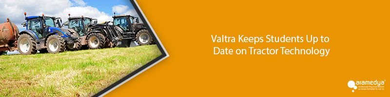 Valtra Keeps Students Up to Date on Tractor Technology