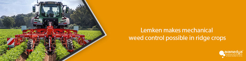 Lemken makes mechanical weed control possible in ridge crops